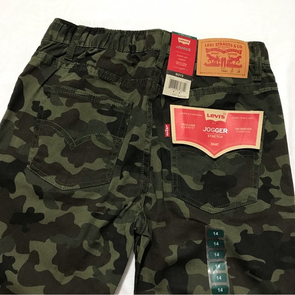 Levi’s | Camo Joggers Jeans For boys sz 16 - Picture 4 of 7